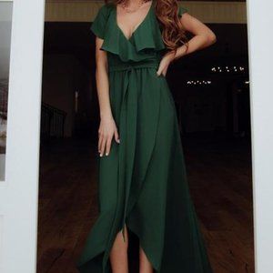 Katya Ruffle Maxi Dress